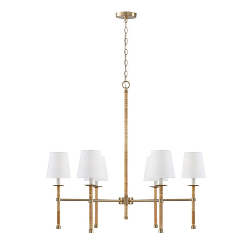 Capital Lighting 447261MA705 Tulum Large Foyer Chandelier - Matte Brass