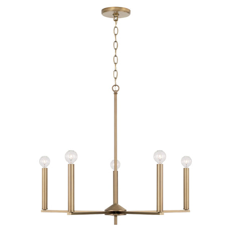 Capital Lighting 448651AD Portman Mid Sized Chandelier - Aged Brass