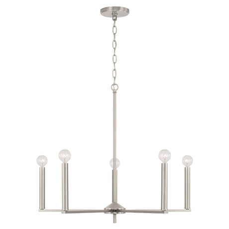 Capital Lighting 448651BN Portman Mid Sized Chandelier - Brushed Nickel