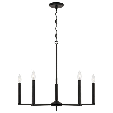 Capital Lighting 448651MB Portman Mid Sized Chandelier - Matte Black