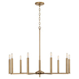 Capital Lighting 448691AD Portman Mid Sized Chandelier - Aged Brass