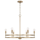 Capital Lighting 448761AD Fuller Mid Sized Chandelier - Aged Brass