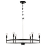 Capital Lighting 448761MB Fuller Mid Sized Chandelier - Matte Black