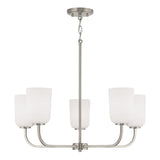 Capital Lighting 448851BN542 Lawson Mid Sized Chandelier - Brushed Nickel