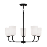 Capital Lighting 448851MB542 Lawson Mid Sized Chandelier - Matte Black