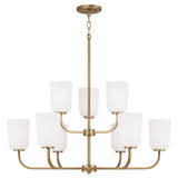 Capital Lighting 448891AD542 Lawson Mid Sized Chandelier - Aged Brass