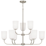 Capital Lighting 448891BN542 Lawson Mid Sized Chandelier - Brushed Nickel