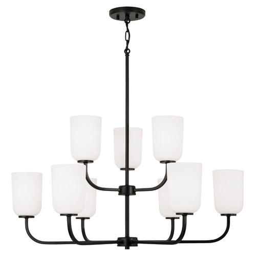 Capital Lighting 448891MB542 Lawson Mid Sized Chandelier - Matte Black