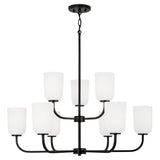 Capital Lighting 448891MB542 Lawson Mid Sized Chandelier - Matte Black