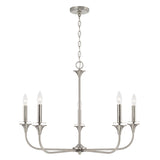 Capital Lighting 448951BN Presley Mid Sized Chandelier - Brushed Nickel