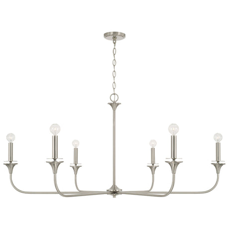 Capital Lighting 448961BN Presley Large Foyer Chandelier - Brushed Nickel