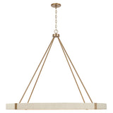 Capital Lighting 449801MA Delaney Large Foyer Chandelier - Matte Brass