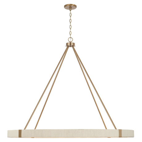 Capital Lighting 449801MA Delaney Large Foyer Chandelier - Matte Brass