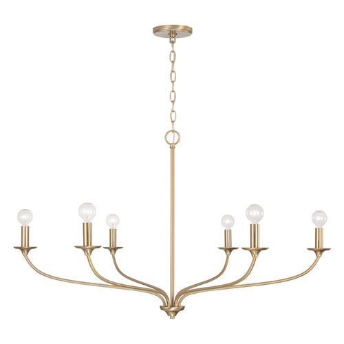 Capital Lighting 449961MA Dolan Large Foyer Chandelier - Matte Brass