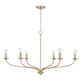 Capital Lighting 449961MA Dolan Large Foyer Chandelier - Matte Brass