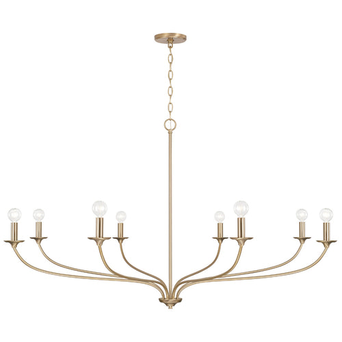 Capital Lighting 449981MA Dolan Large Foyer Chandelier - Matte Brass