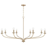 Capital Lighting 449981MA Dolan Large Foyer Chandelier - Matte Brass