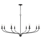 Capital Lighting 449981MB Dolan Large Foyer Chandelier - Matte Black