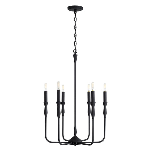 Capital Lighting 450361XK Paloma Mini Chandelier - Textured Black