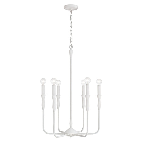 Capital Lighting 450361XW Paloma Mini Chandelier - Textured White