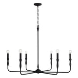 Capital Lighting 450362XK Paloma Large Foyer Chandelier - Textured Black