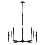 Capital Lighting 450381XK Paloma Large Foyer Chandelier - Textured Black