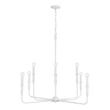 Capital Lighting 450381XW Paloma Large Foyer Chandelier - Textured White