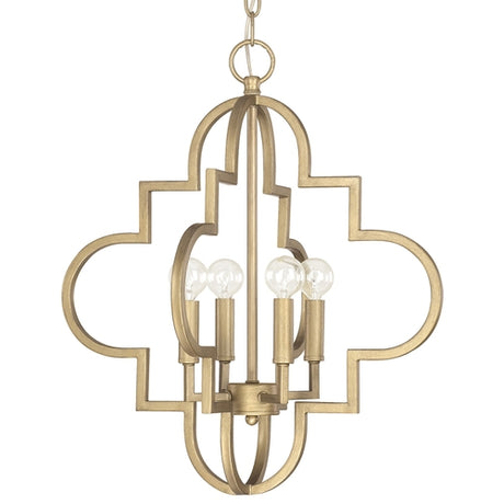 Capital Lighting 4541BG Ellis Entrance / Foyer Pendant - Brushed Gold