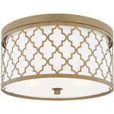 Capital Lighting 4549BG Ellis Flush Mount Ceiling Light - Brushed Gold