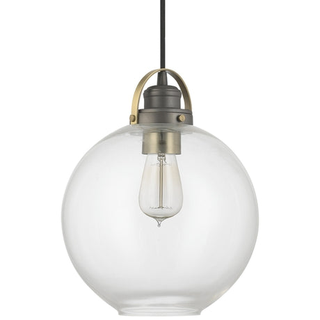 Capital Lighting 4641GA136 Down Light Pendant - Graphite With Aged Brass