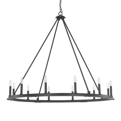 Capital Lighting 4912BI000 Pearson Large Foyer Chandelier - Black Iron
