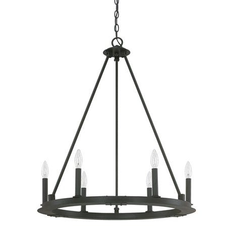 Capital Lighting 4916BI000 Pearson Mid Sized Chandelier - Black Iron