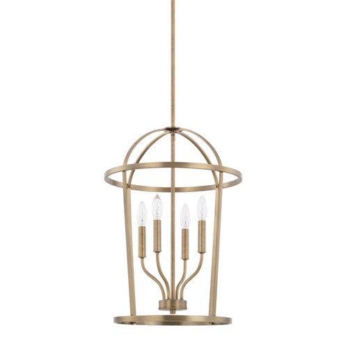 Capital Lighting 528541AD Greyson Entrance / Foyer Pendant - Aged Brass