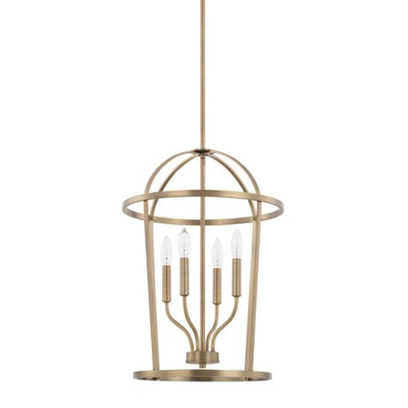 Capital Lighting 528541AD Greyson Entrance / Foyer Pendant - Aged Brass