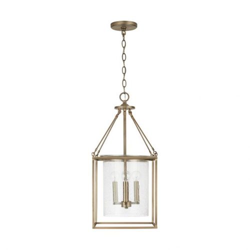 Capital Lighting 532843AD Cooper Linear Pendant - Aged Brass