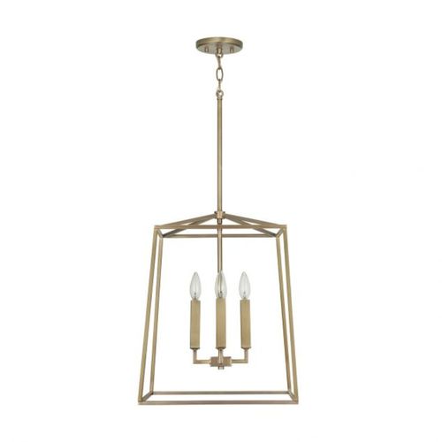 Capital Lighting 537642AD Thea Entrance / Foyer Pendant - Aged Brass