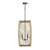 Capital Lighting 540341YG Jacob Entrance / Foyer Pendant - Grey Wash / Iron Silk