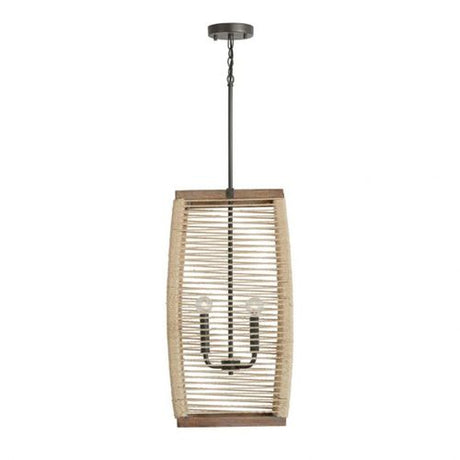 Capital Lighting 540341YG Jacob Entrance / Foyer Pendant - Grey Wash / Iron Silk
