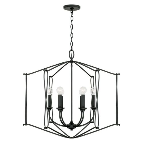 Capital Lighting 541661BI Bentley Entrance / Foyer Pendant - Black Iron