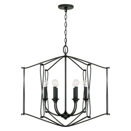 Capital Lighting 541661BI Bentley Entrance / Foyer Pendant - Black Iron