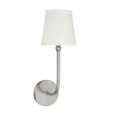 Capital Lighting 619311BN674 Dawson 1 Bulb Wall Sconce - Brushed Nickel