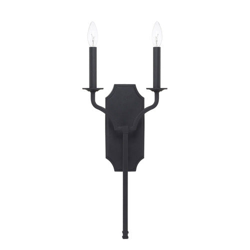 Capital Lighting 619821BI Ravenwood Multi Bulb Wall Sconce - Black Iron