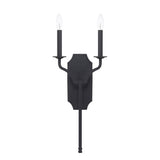 Capital Lighting 619821BI Ravenwood Multi Bulb Wall Sconce - Black Iron