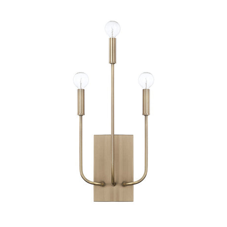 Capital Lighting 621931AD Zander Multi Bulb Wall Sconce - Aged Brass