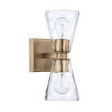 Capital Lighting 627522AD456 Lyra Multi Bulb Wall Sconce - Aged Brass