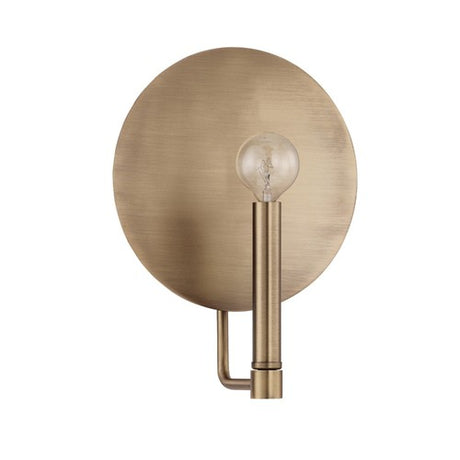 Capital Lighting 627711AD Wells 1 Bulb Wall Sconce - Aged Brass
