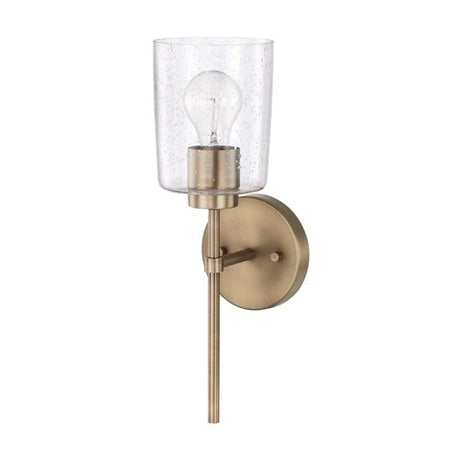 Capital Lighting 628511AD449 Greyson 1 Bulb Wall Sconce - Aged Brass