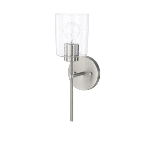 Capital Lighting 628511BN449 Greyson 1 Bulb Wall Sconce - Brushed Nickel