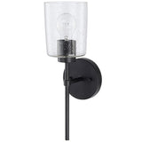 Capital Lighting 628511MB449 Greyson 1 Bulb Wall Sconce - Matte Black