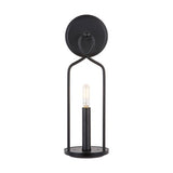 Capital Lighting 631611MB Sonnet 1 Bulb Wall Sconce - Matte Black
